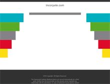 Tablet Screenshot of incorpate.com